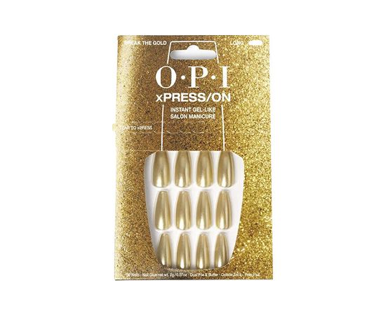 OPI xPRESS/ON Press-On Nails - Gelové nehty Break The Gold Smaržas - NESAKĀRTOTS