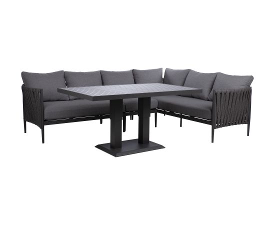 Garden furniture set BRISTOL corner sofa and table, grey Новинки Для дома и сада 