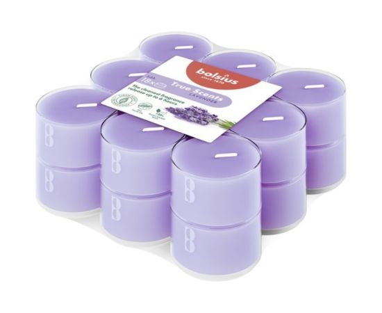 Bolsius Tējas sveces arom. 18 gab.True Scents lavender Sveces un svečturi