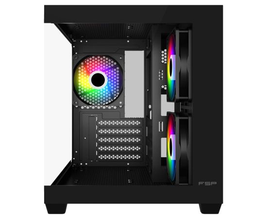 FSP Case S140-BA Black Mini-ITX, uATX(M-ATX) Power supply included No Datoru korpusi