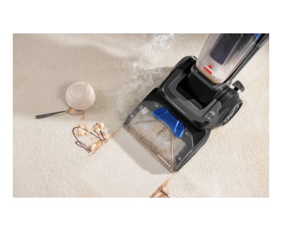 Bissell Carpet Cleaner PowerWash Hydrosteam Corded operating Washing function 1400 W Black/Cobalt Blue Putekļu sūcēji
