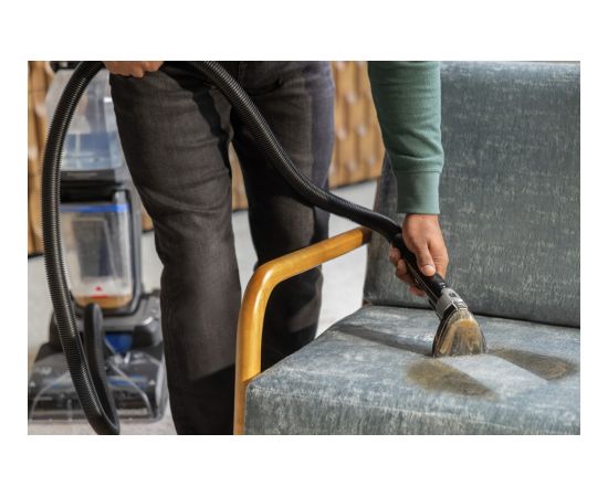 Bissell Carpet Cleaner PowerWash Hydrosteam Corded operating Washing function 1400 W Black/Cobalt Blue Putekļu sūcēji