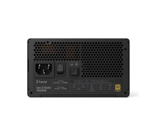 Fractal Design Power Supply, Black Ion 3 Gold 1000 W Datoru barošanas bloki