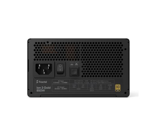 Fractal Design Power Supply, Black Ion 3 Gold 850 W Datoru barošanas bloki