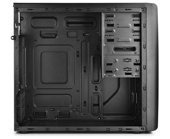 Deepcool Smarter USB 3.0 x1, USB 2.0 x 1, Mic x1, Spk x1 Black Micro ATX Power supply included No ATX Корпуса