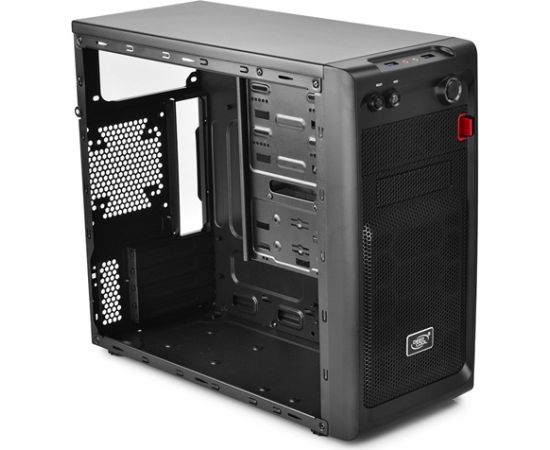 Deepcool Smarter USB 3.0 x1, USB 2.0 x 1, Mic x1, Spk x1 Black Micro ATX Power supply included No ATX Корпуса