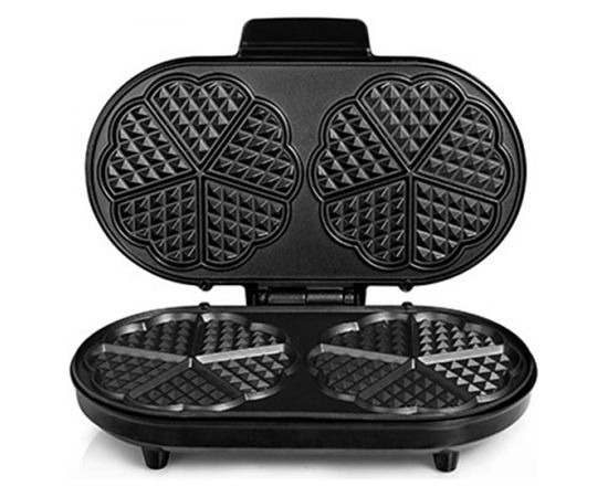 Tristar Waffle maker WF-2120 1200 W Number of pastry 10 Heart shaped Black Машины для мороженого