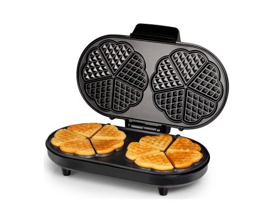 Tristar Waffle maker WF-2120 1200 W Number of pastry 10 Heart shaped Black Машины для мороженого