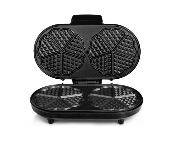 Tristar Waffle maker WF-2120 1200 W Number of pastry 10 Heart shaped Black Машины для мороженого