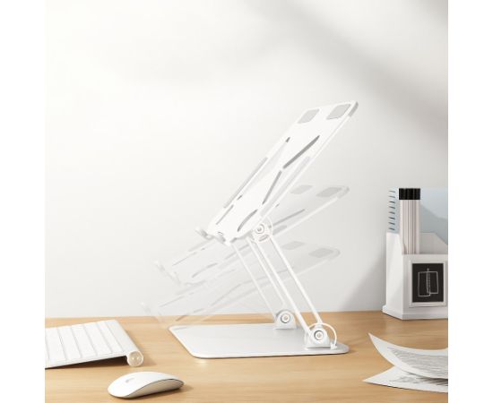 Media Tech MEDIA-TECH Laptop Stand – Laptop Stand MT2661W (white) Palikņi portatīvajiem datoriem