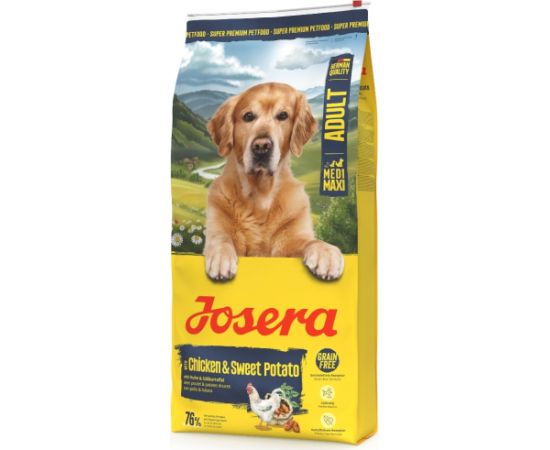 Josera Adult Chicken&SweetPotato 12,5kg Suņu barība