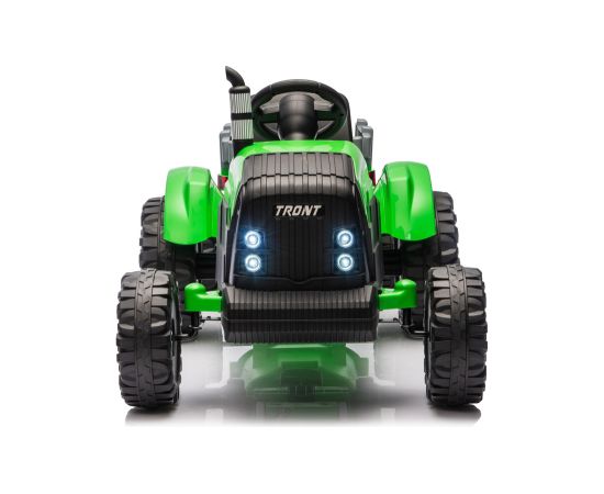 Lean Cars CH9959B Battery Operated Tractor with Trailer Light Green 24V Jaunumi, Bērnu preces