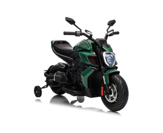 Lean Cars Battery Operated Motorbike XMX656 Green Jaunumi, Bērnu preces