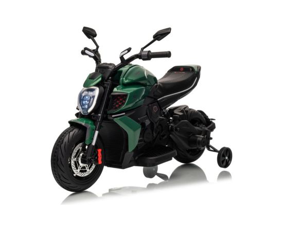 Lean Cars Battery Operated Motorbike XMX656 Green Jaunumi, Bērnu preces