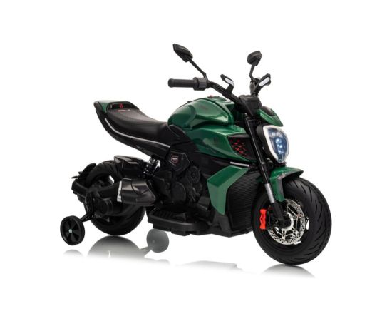 Lean Cars Battery Operated Motorbike XMX656 Green Jaunumi, Bērnu preces