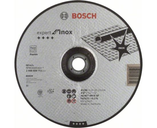 Abrazīvais griešanas disks Bosch AS 46 T INOX BF; 230x1,9 mm Различные диски