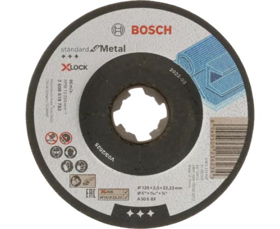 Abrazīvais griešanas disks Bosch A 30 S BF; 125x2,5 mm Различные диски