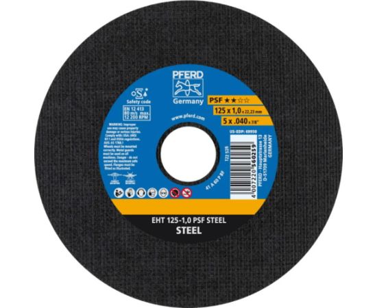 Abrazīvais griešanas disks PFERD 560259; 125 mm Различные диски