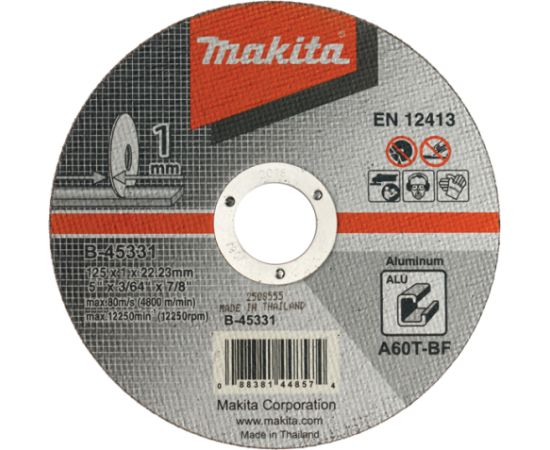 Abrazīvais griešanas disks Makita B-45331; 125x1 mm Различные диски