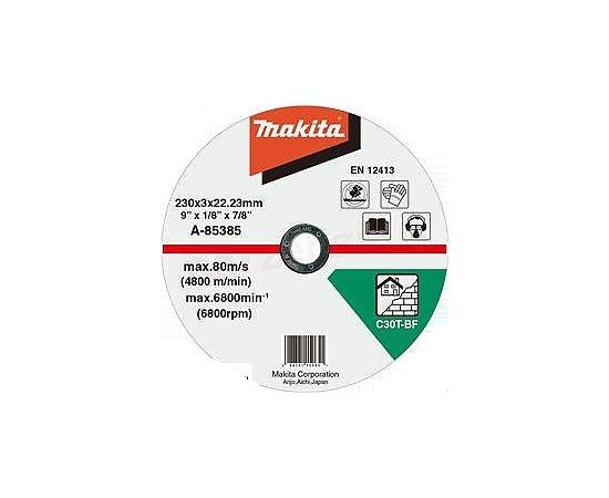 Abrazīvais griešanas disks Makita; 230x3 mm Dažādi diski