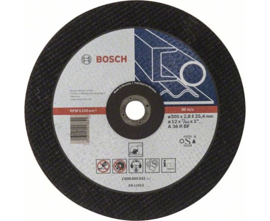 Abrazīvais griešanas disks Bosch A36 R BF; 300x2,8 mm Dažādi diski