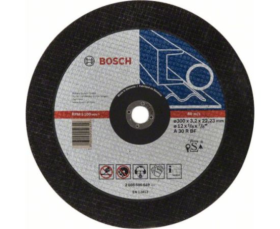 Abrazīvais griešanas disks Bosch A30 R BF; 300x3,2 mm Dažādi diski