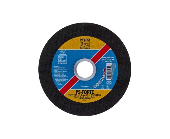 Abrazīvais griešanas disks Pferd PSF Classic Steelox; 125x1x22,23 mm Различные диски