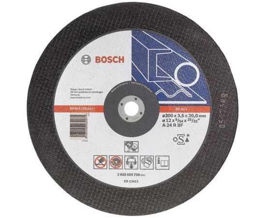 Abrazīvais griešanas disks Bosch; 300 mm metālam Dažādi diski