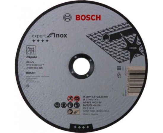 Abrazīvais griešanas disks Bosch Expert for Inox 2608603405; 150x22,23 mm Различные диски