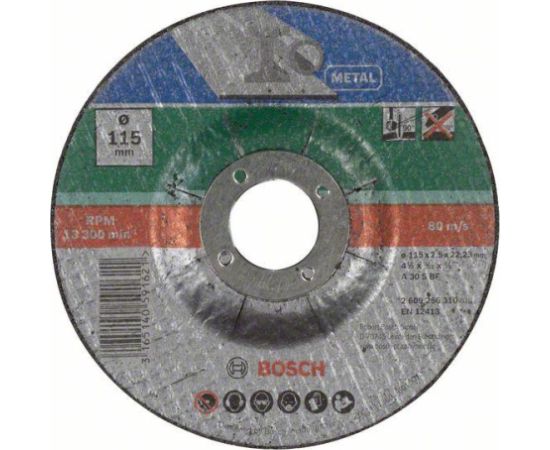 Abrazīvais griešanas disks Bosch 2609256313; 230x22,23 mm Dažādi diski