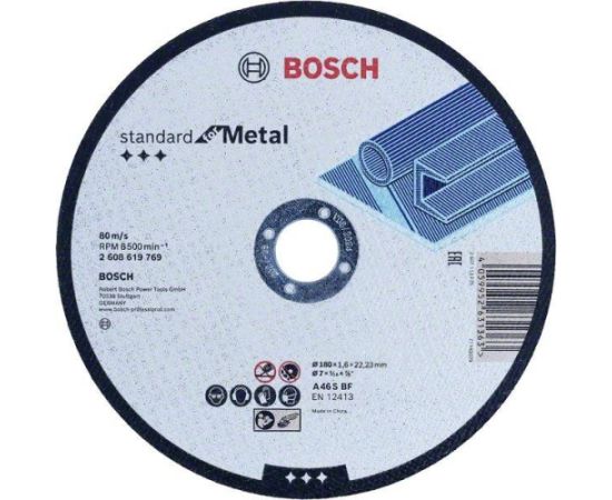 Abrazīvais griešanas disks Bosch Standard for Metal 2608619768; 125 mm Различные диски
