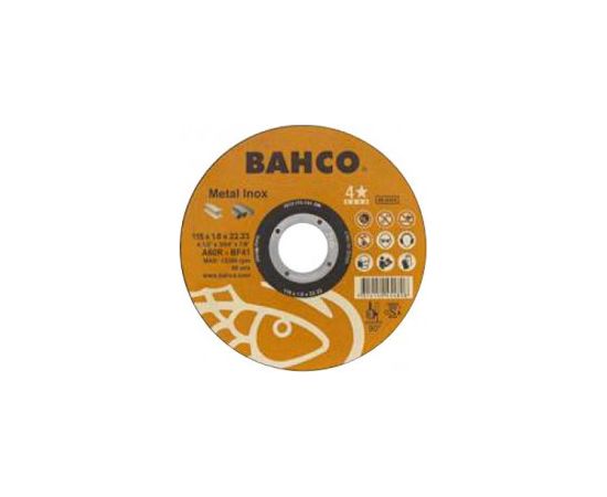 Abrazīvais griešanas disks Bahco 3911-180-T41-IM; 180x2x22,23 mm Различные диски