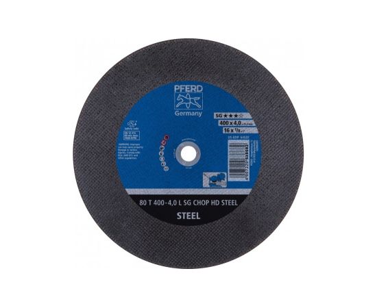 Abrazīvais griešanas disks Pferd T400; 400 mm; metālam Различные диски
