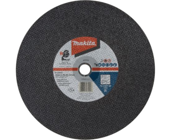 Abrazīvais griešanas disks Makita B-64696-5; 335x2,5 mm; 5 gab; metālam Различные диски