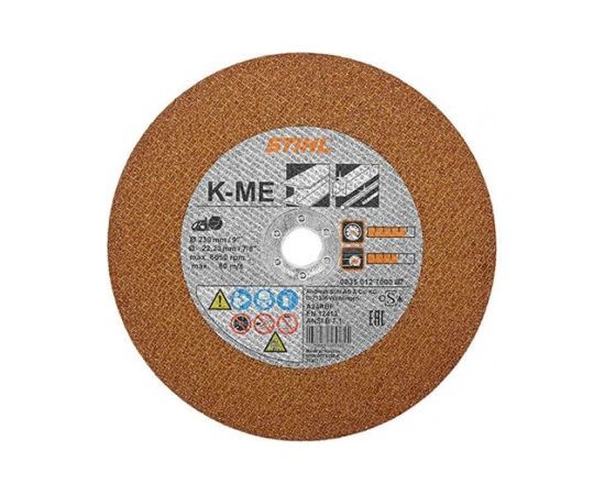 Abrazīvais griešanas disks Stihl 230 K-ME; 230 mm metālam Dažādi diski