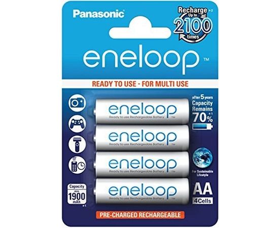 Panasonic Eneloop 4xAA  1900mAh with BOX