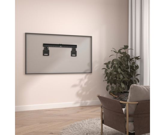 Maclean MC-481 Ultra Flat Slim TV Wall Mount Bracket Holder for 37-80" Flat Curved up to 75kg Max. VESA 600x400 Universal TV Mount Holde Крепления для телевизоров
