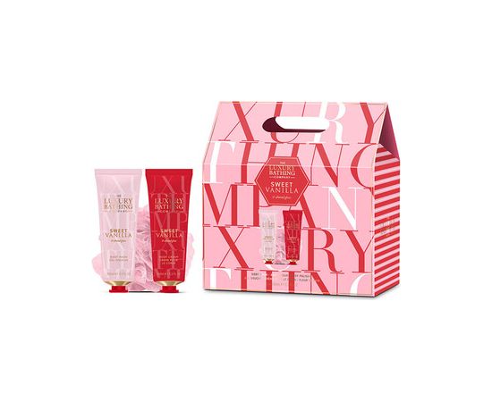 Uniquee Luxury Dárková sada koupelové péče ( Vanilka & Mandle ) Духи и косметика