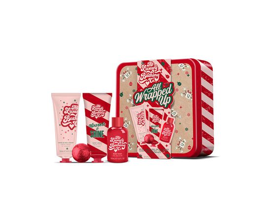 Uniquee Luxury Dárková mini sada péče o tělo v plechové dóze ( Vánoční cukrovinky, Kakao & Vanilka ) Духи и косметика
