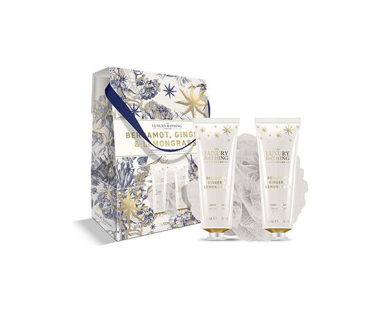 Uniquee Luxury Sada péče o tělo v dárkové krabičce ( Bergamot, Zázvor & Lemongrass ) Духи и косметика