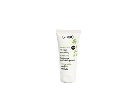 Ziaja Cucumber Mint Moisturising Face Cream SPF 6 50ml Ķermeņa kosmētika