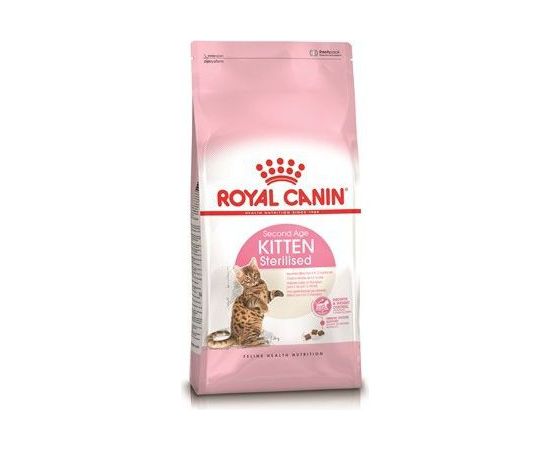 Royal Canin Kitten Sterilised karma sucha dla kociąt od 4 do 12 miesiąca życia, sterylizowanych 2 kg Kaķu sausā barība
