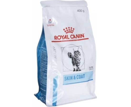 Royal Canin Karma  Veterinary Care Nutrition Feline Skin & Coat (0,40 kg ) Kaķu sausā barība