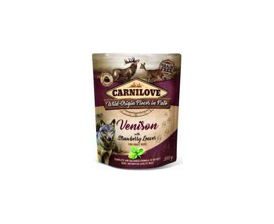 Carnilove Brit Carnilove Venison Strawberry Leaves Dziczyzna Liście Truskawek 300 g Suņu barība