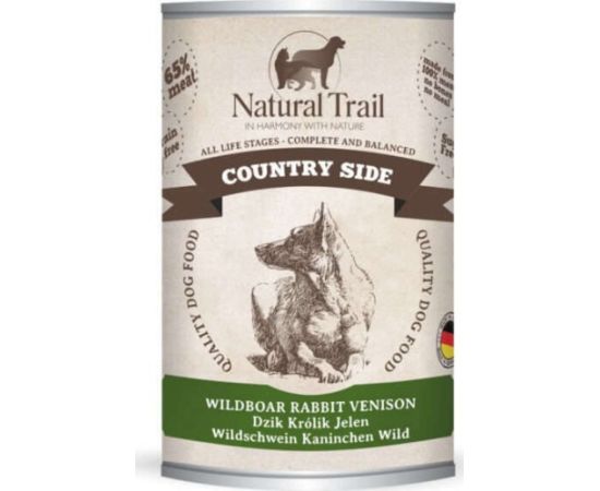 Natural Trail Country Side z królikiem 400g Suņu barība