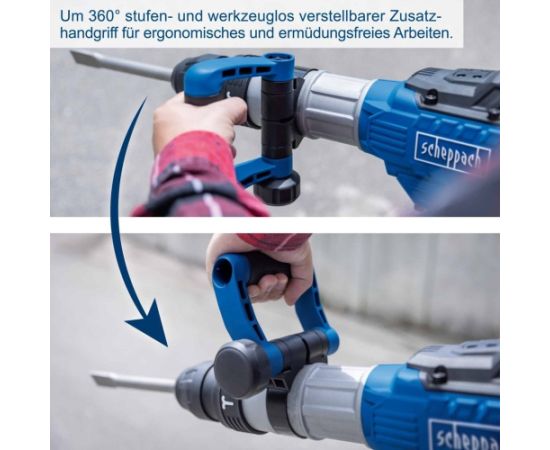 Młot wyburzeniowy Scheppach AB2000 HEX Jaunumi -Dārzam