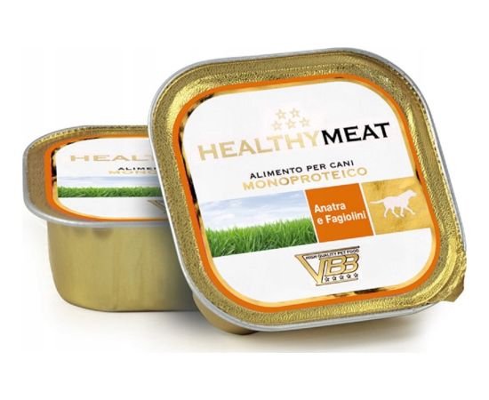 Healthy Meat Pies Mono Kaczka i zielona fasolka tacka 150g Suņu barība
