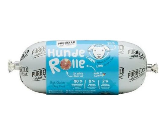Purbello Dog Monoprotein Sausage Jagnięcina 200g Suņu barība