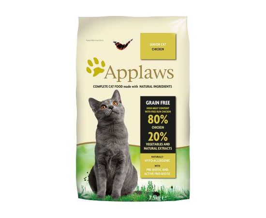 Applaws Senior z kurczakiem 400g Kaķu sausā barība