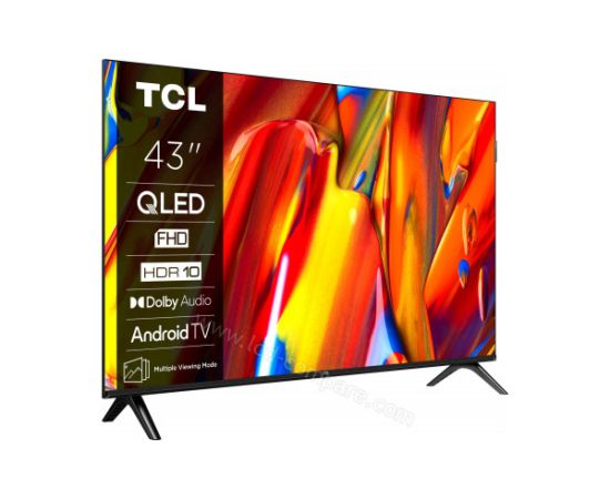 TV SET LCD 43" QLED 4K/43V5C TCL Телевизоры
